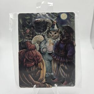 Vintage Lynn Bywaters party cats magnet